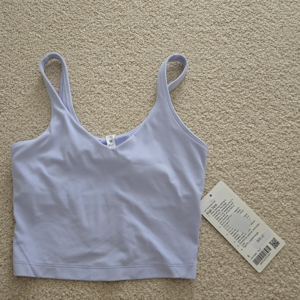 Lululemon Align Tank 6 pastel blue